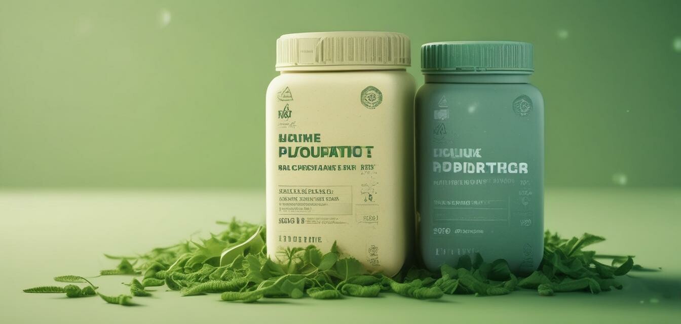 Bioplastic packaging example